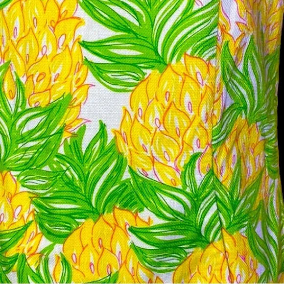 Lilly Pulitzer Multicolored Pineapple
Tropical Sleeveless Scalloped Dress Sz 6 - Picture 9 of 9